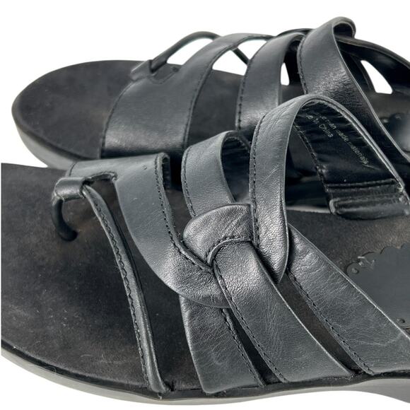 Bare Traps Strappy Spring Summer Slip On Thong Sandals Black Size 7.5M - Picture 5 of 16